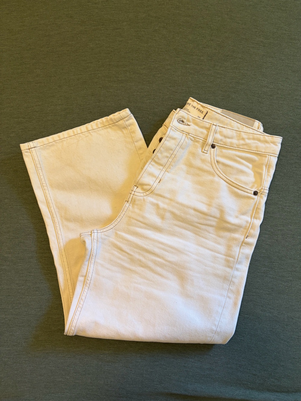 FREE PEOPLE- size 28 We The Free Deep Trance
Dropped Boyfriend Jeans